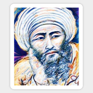 Averroes Portrait | Averroes Artwork 12 Sticker